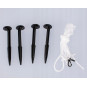 Moș Crăciun cu iluminare LED 150 cm pentru grădină