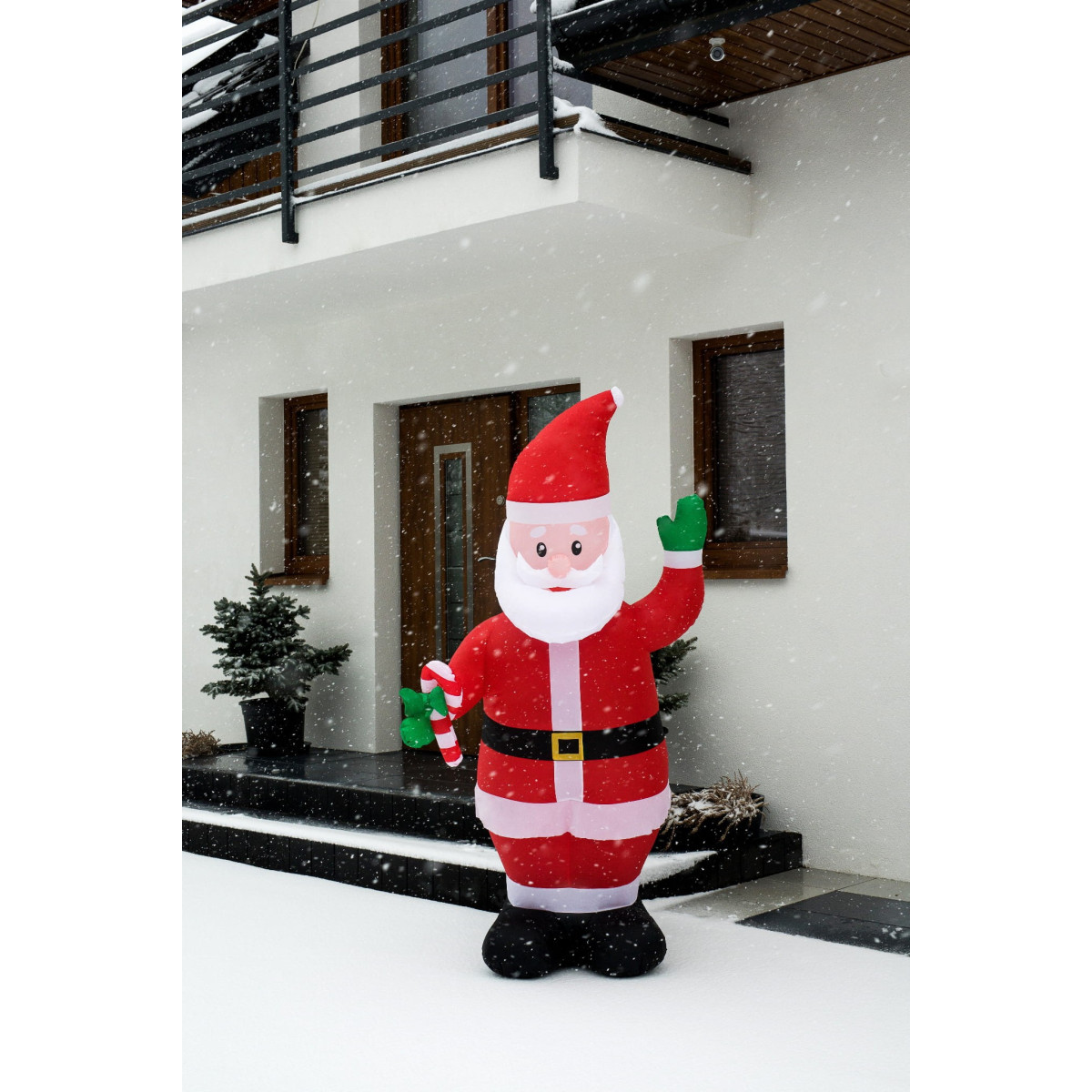 Moș Crăciun de 210 cm cu iluminare LED