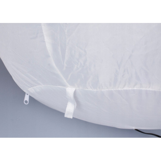 Om de Crăciun zăpadă cu iluminare LED colorată 150 cm