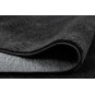 Covor negru în diferite dimensiuni pentru living