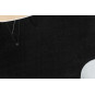 Covor negru în diferite dimensiuni pentru living