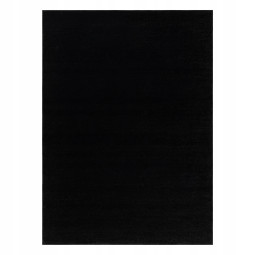 Covor negru în diferite dimensiuni pentru living