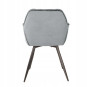 Scaun tapitat de culoare gri pentru dining