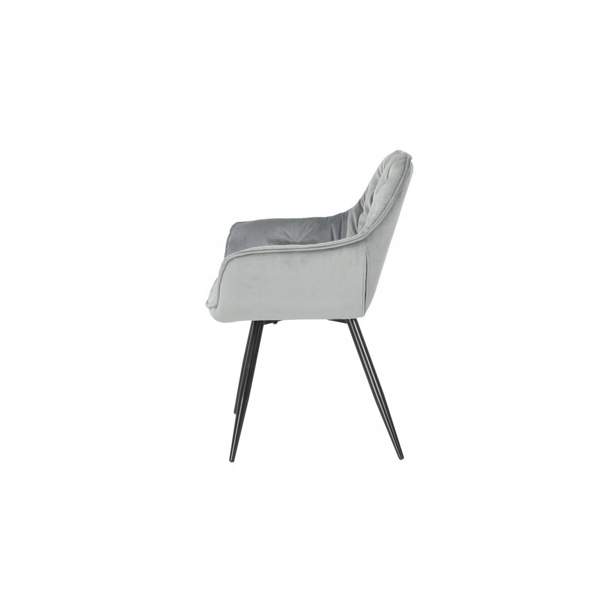 Scaun tapitat de culoare gri pentru dining