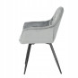 Scaun tapitat de culoare gri pentru dining