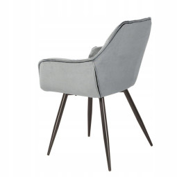 Scaun tapitat de culoare gri pentru dining