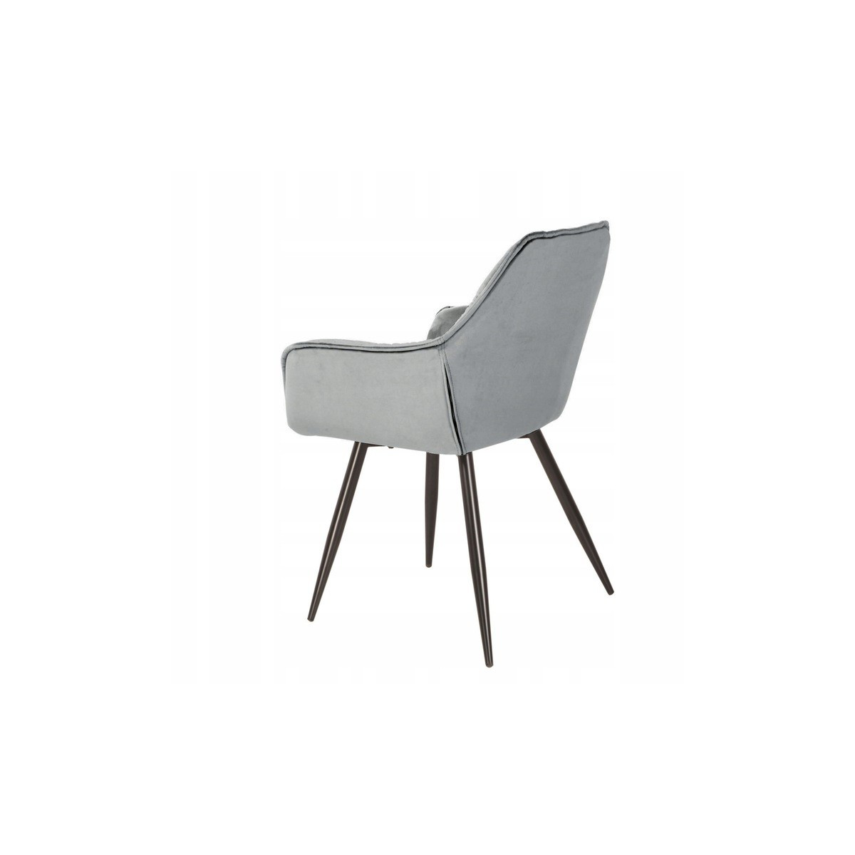 Scaun tapitat de culoare gri pentru dining