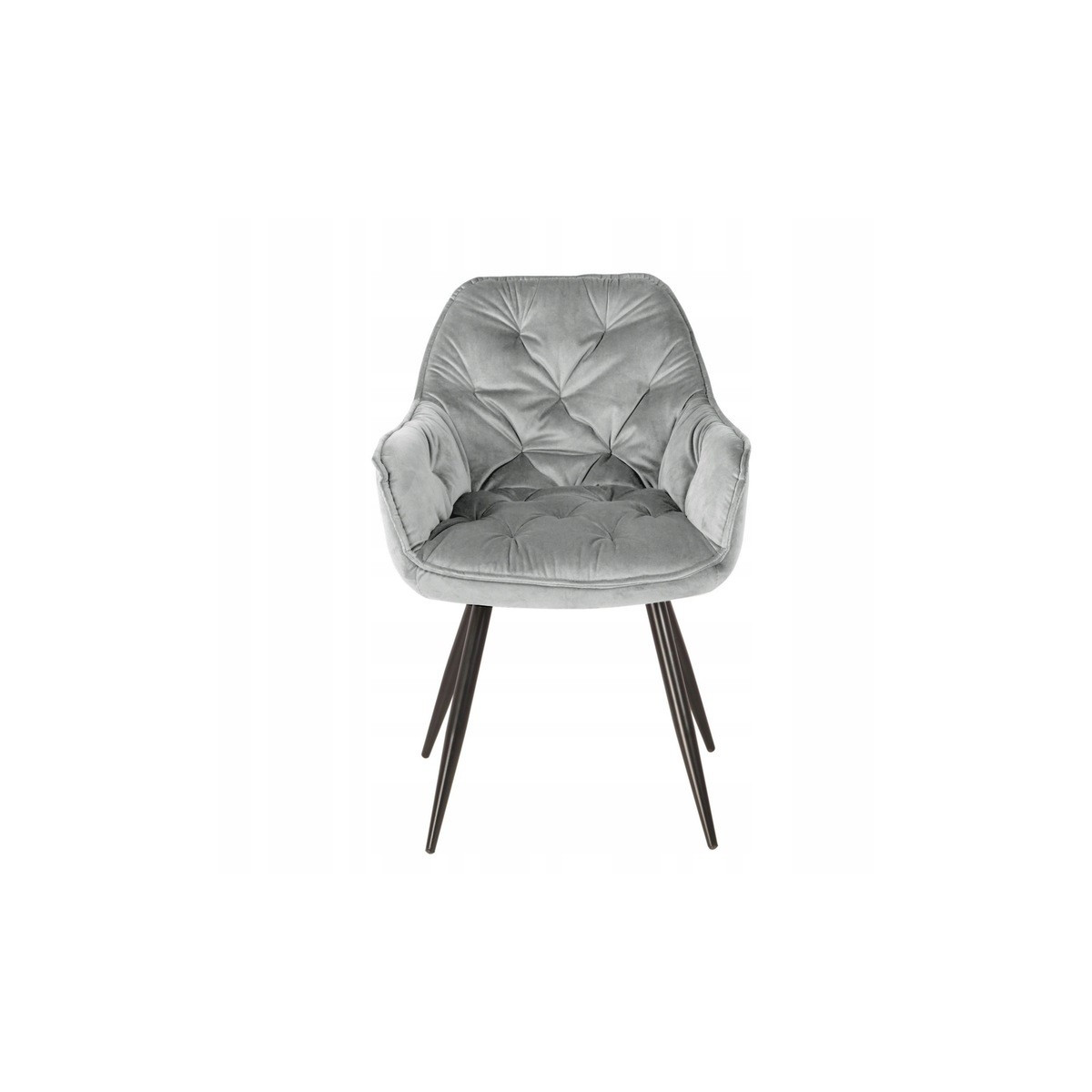 Scaun tapitat de culoare gri pentru dining