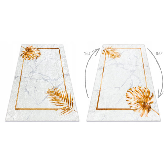 Covoare de calitate pentru living în culoarea gri auriu MIRO