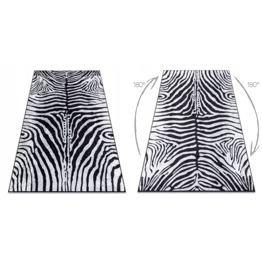 Covor de calitate cu model de zebră