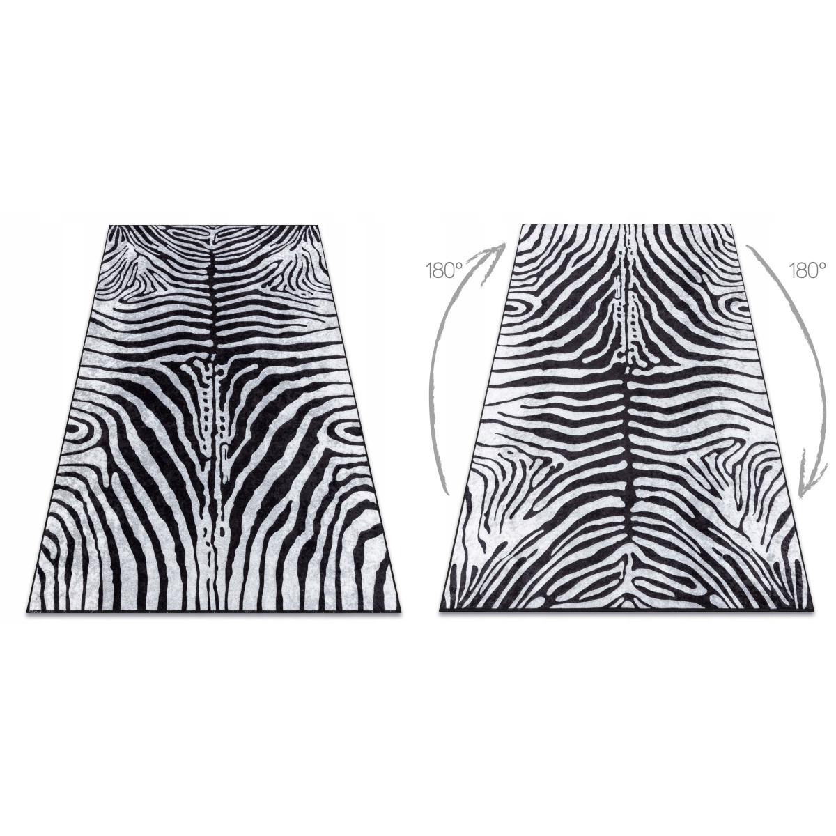 Covor de calitate cu model de zebră