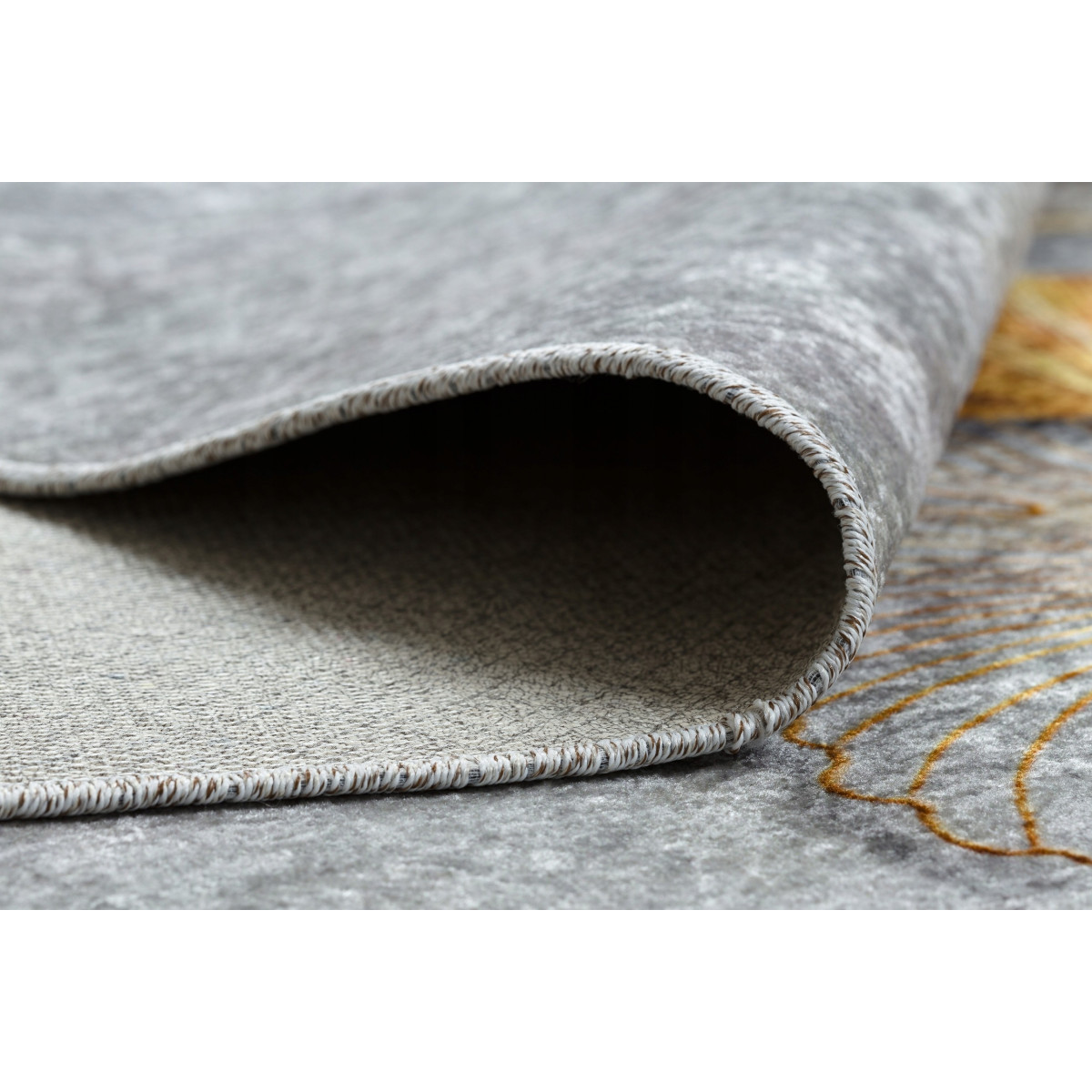 Covor cu mașina fluturilor de culoare gri