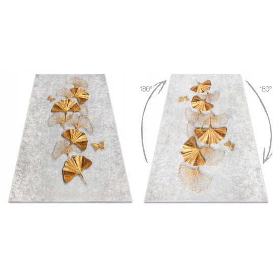 Covor cu mașina fluturilor de culoare gri