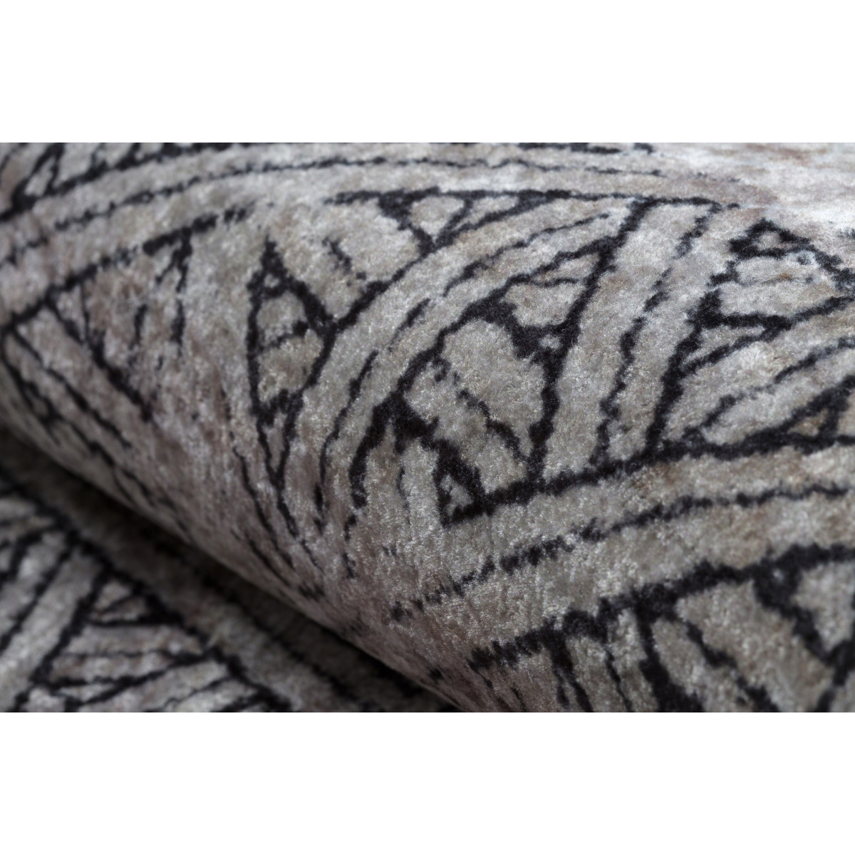 Covor vintage modern în culoarea gri colecția MIRO