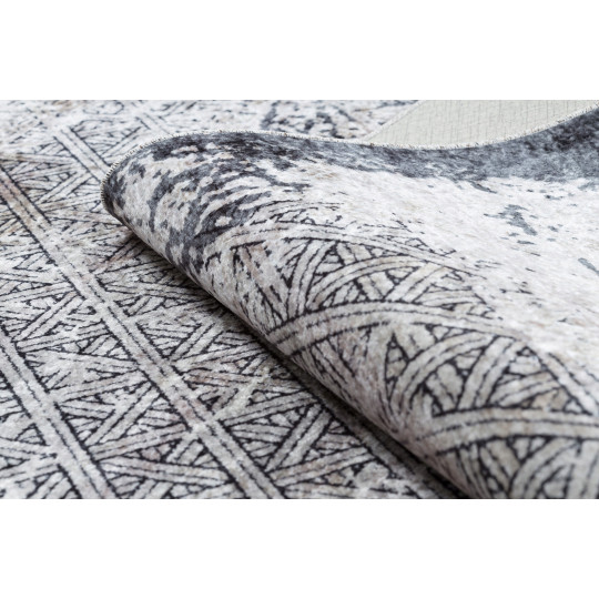 Covor vintage modern în culoarea gri colecția MIRO