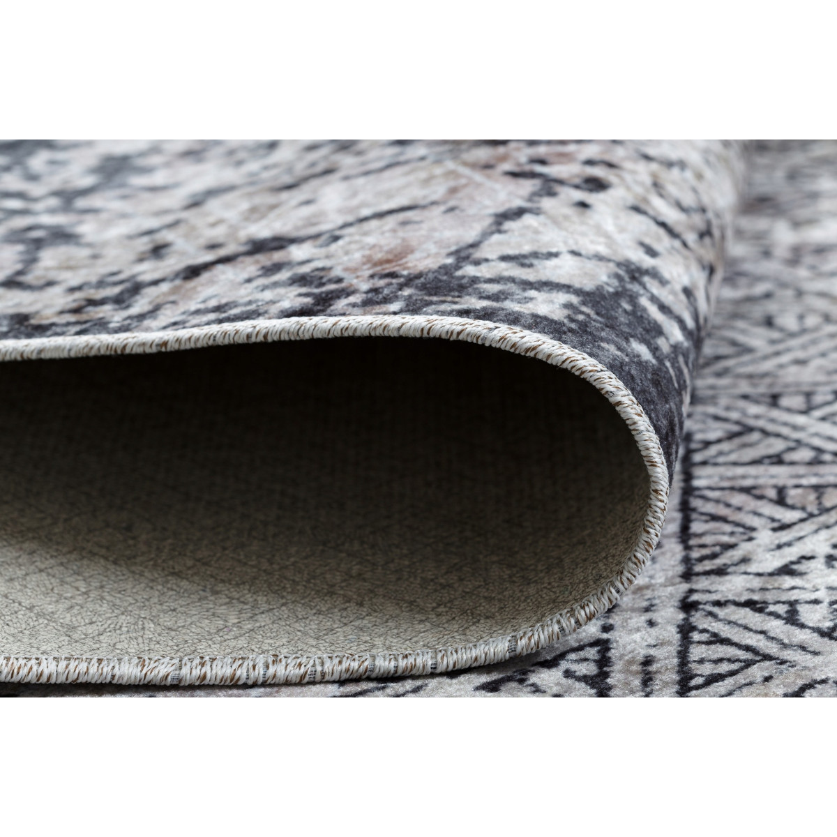 Covor vintage modern în culoarea gri colecția MIRO