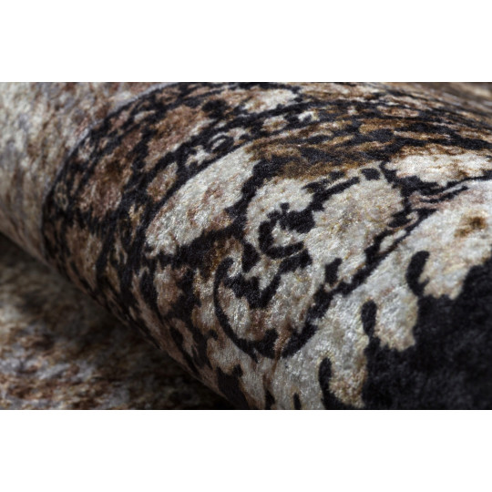 Covor modern pentru living de culoare maro