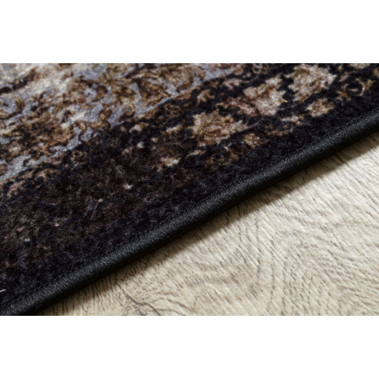 Covor modern pentru living de culoare maro