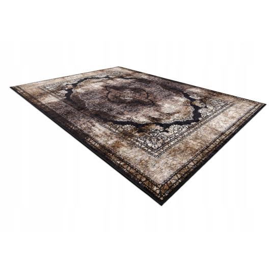 Covor modern pentru living de culoare maro