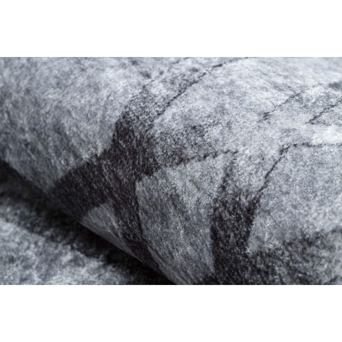 Covor de calitate, cu model în culoarea gri, colecția MIRO.