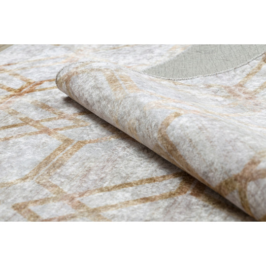 Covor modelat de culoare aurie colecția MIRO