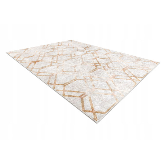 Covor modelat de culoare aurie colecția MIRO