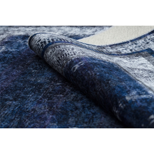 Covor vintage albastru în diverse dimensiuni din colecția MIRO