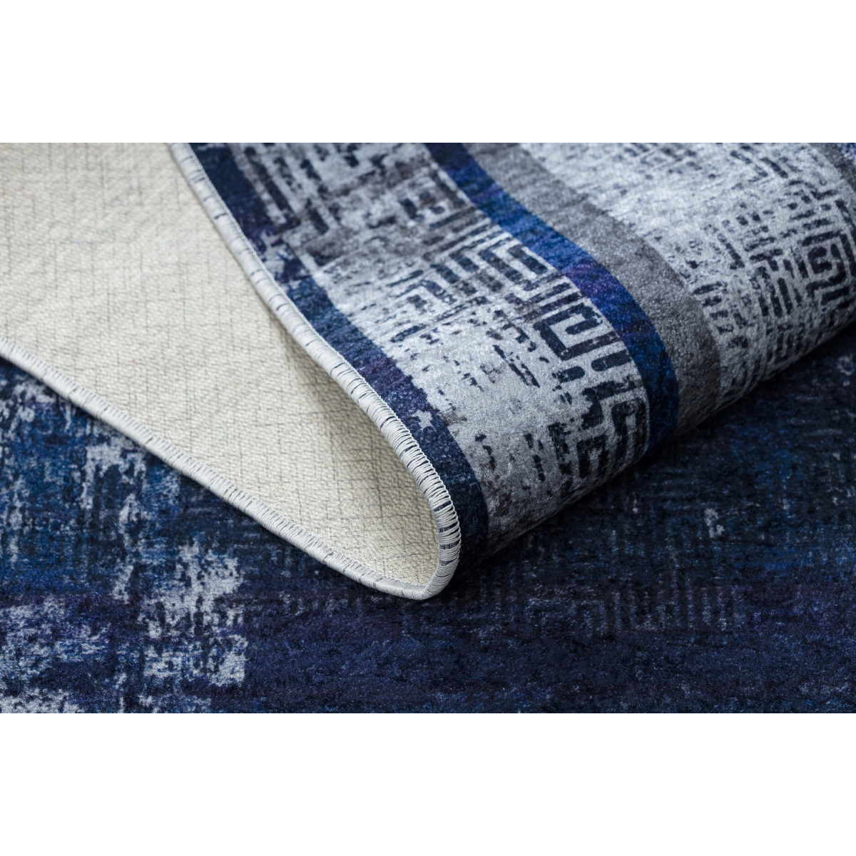 Covor vintage albastru în diverse dimensiuni din colecția MIRO