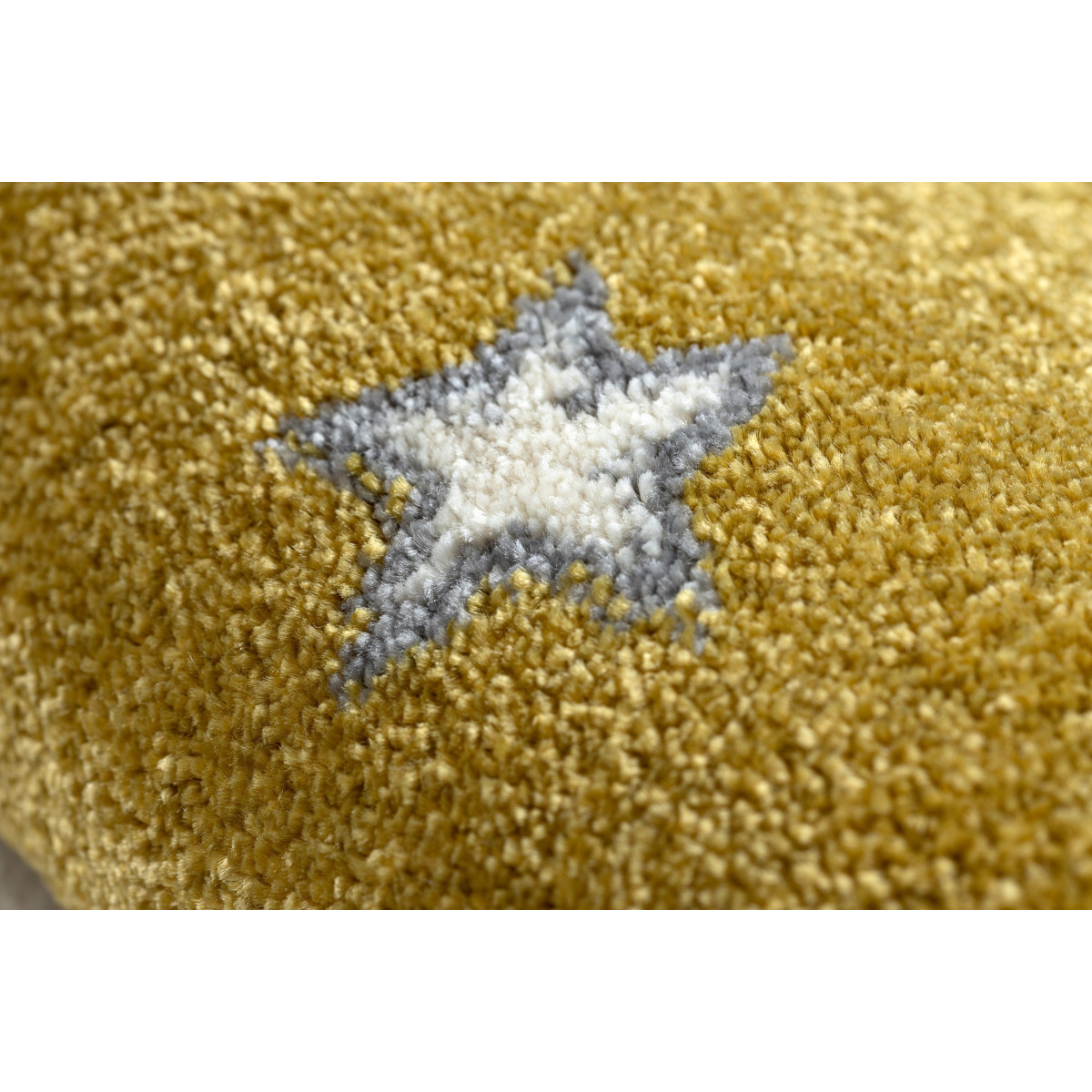 Oranjă covor de copii cu norișori