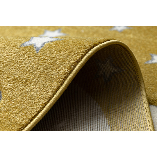 Oranjă covor de copii cu norișori