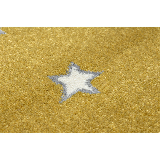 Oranjă covor de copii cu norișori