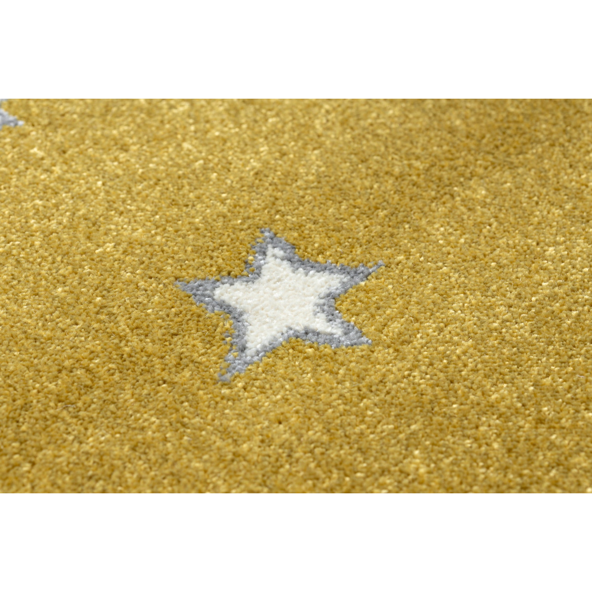 Oranjă covor de copii cu norișori