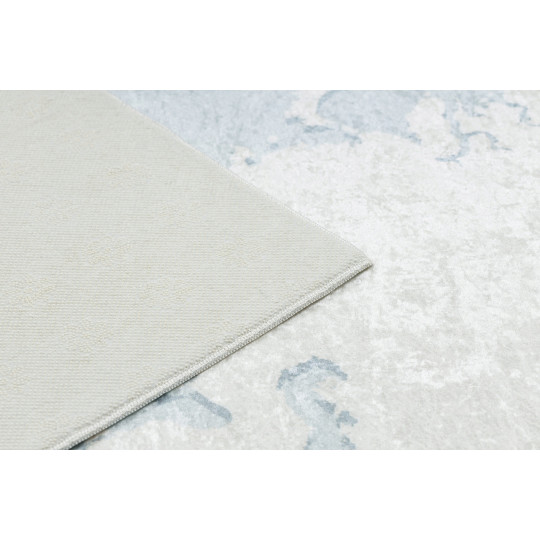 Covor pentru copii cu hartă a lumii în culoarea albastră