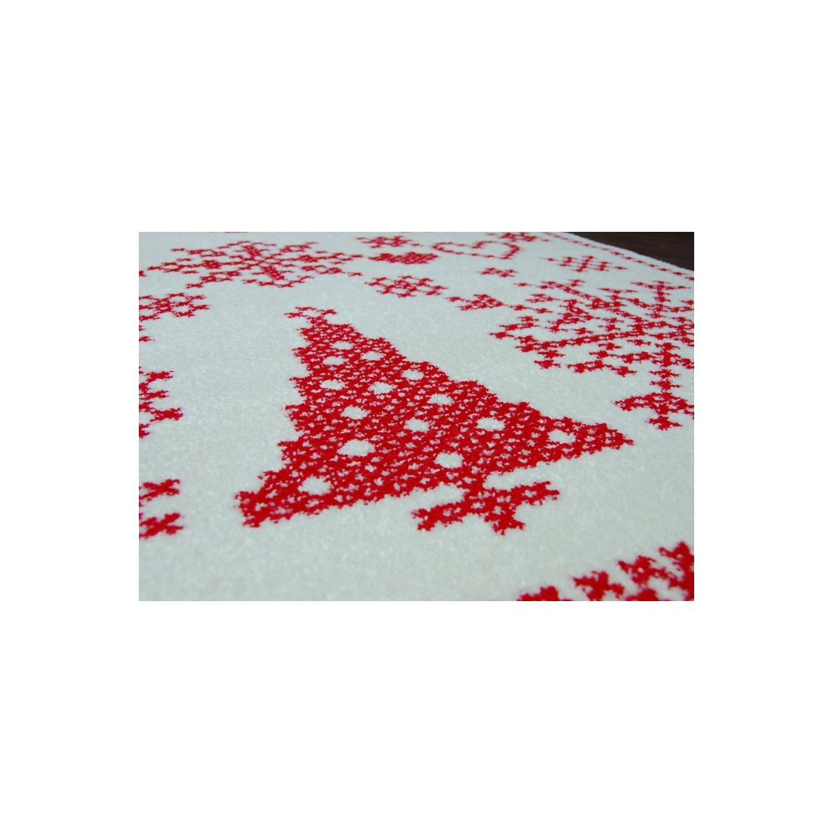 Covorase cu motive de Crăciun în culoarea roșie