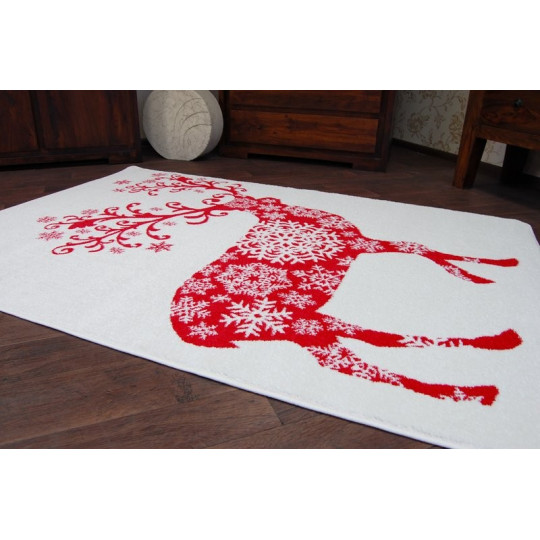 Un covor de calitate pentru Crăciun cu un ren