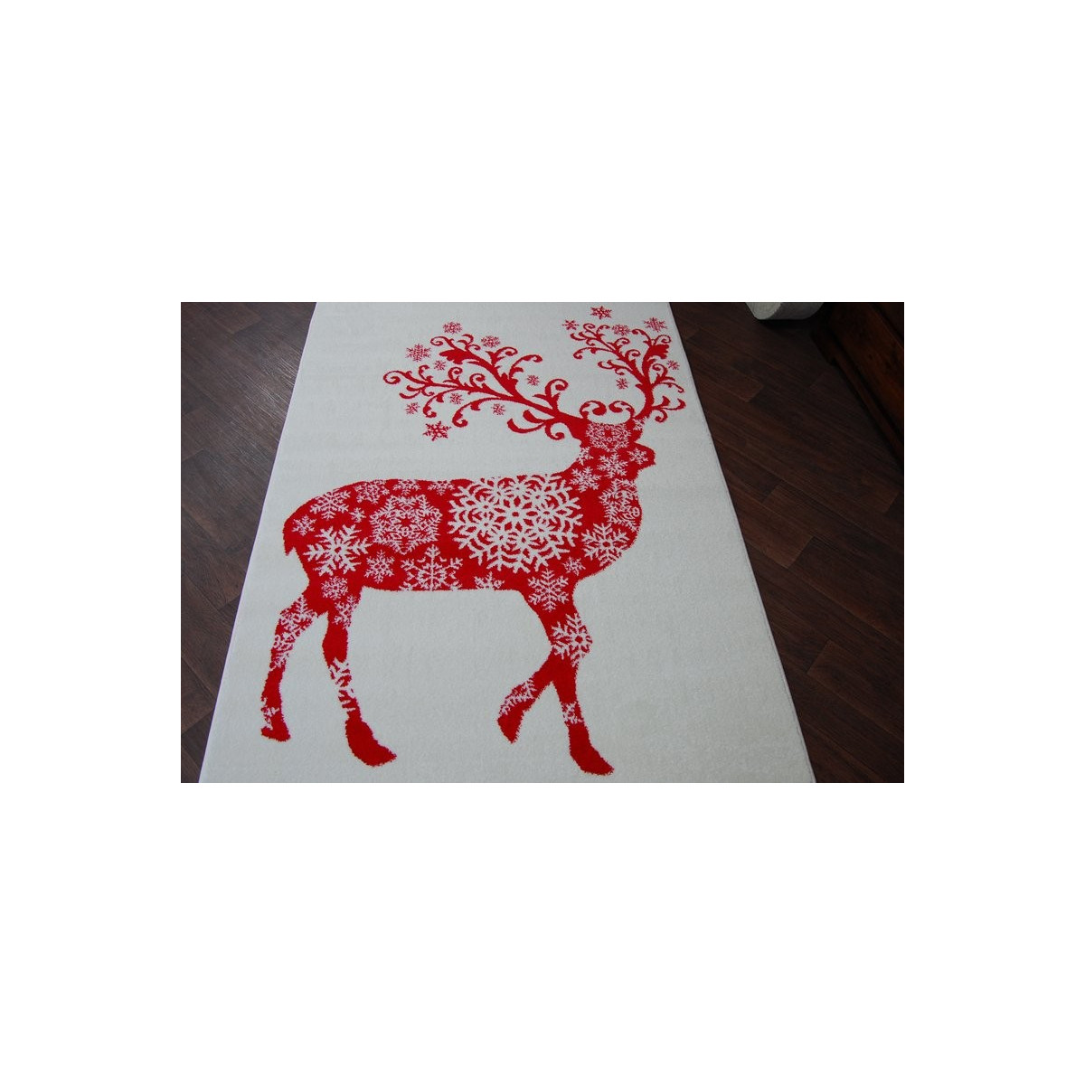 Un covor de calitate pentru Crăciun cu un ren