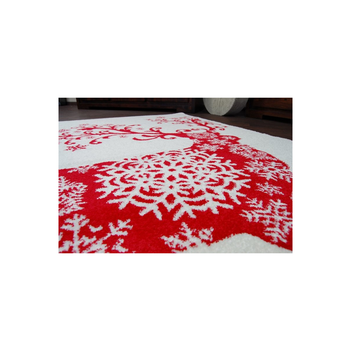 Un covor de calitate pentru Crăciun cu un ren