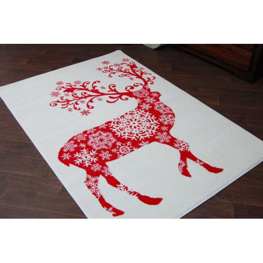 Un covor de calitate pentru Crăciun cu un ren