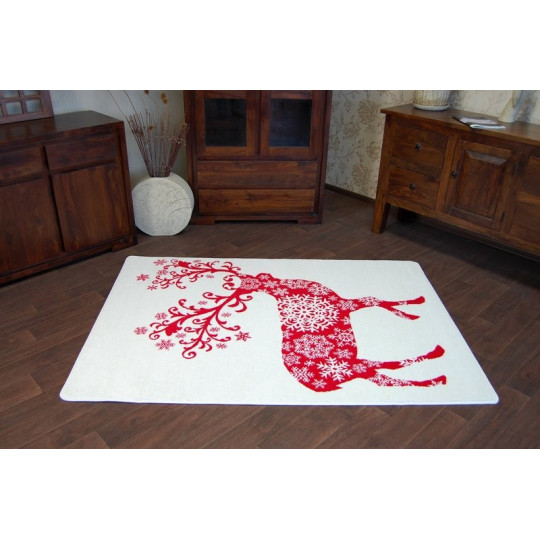 Un covor de calitate pentru Crăciun cu un ren