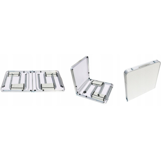 Set turistic de scaune și masă de culoare albă