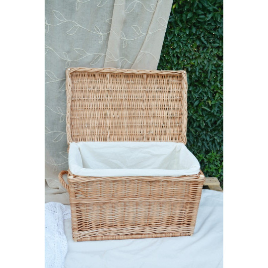 Cutie de jucării pentru camera copiilor de culoare gri, disponibilă în diferite dimensiuni.