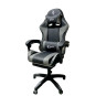Scaun de gaming reglabile de culoare gri
