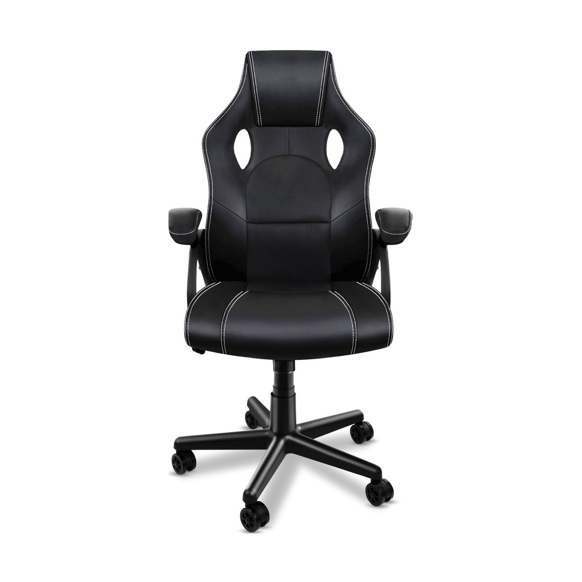 Scaun de jocuri RacerPRO de culoare neagră