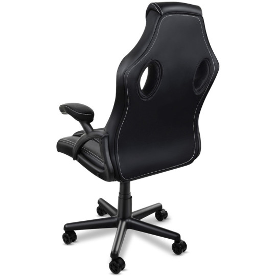 Scaun de jocuri RacerPRO de culoare neagră