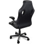 Scaun de jocuri RacerPRO de culoare neagră