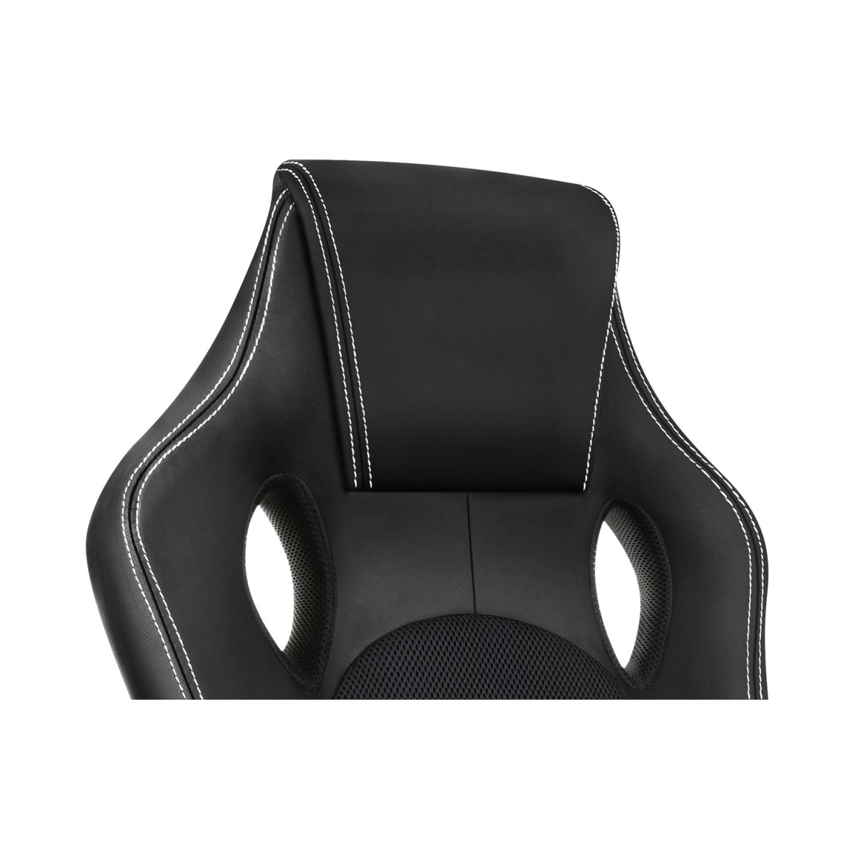 Scaun de jocuri RacerPRO de culoare neagră