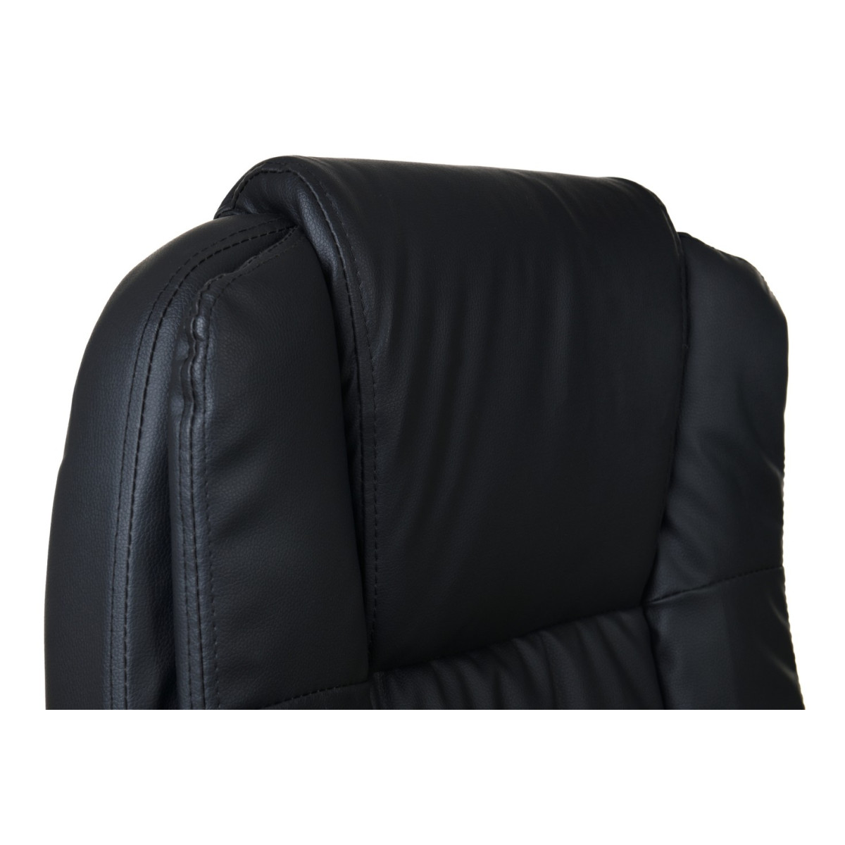 Scaun de birou din piele neagră