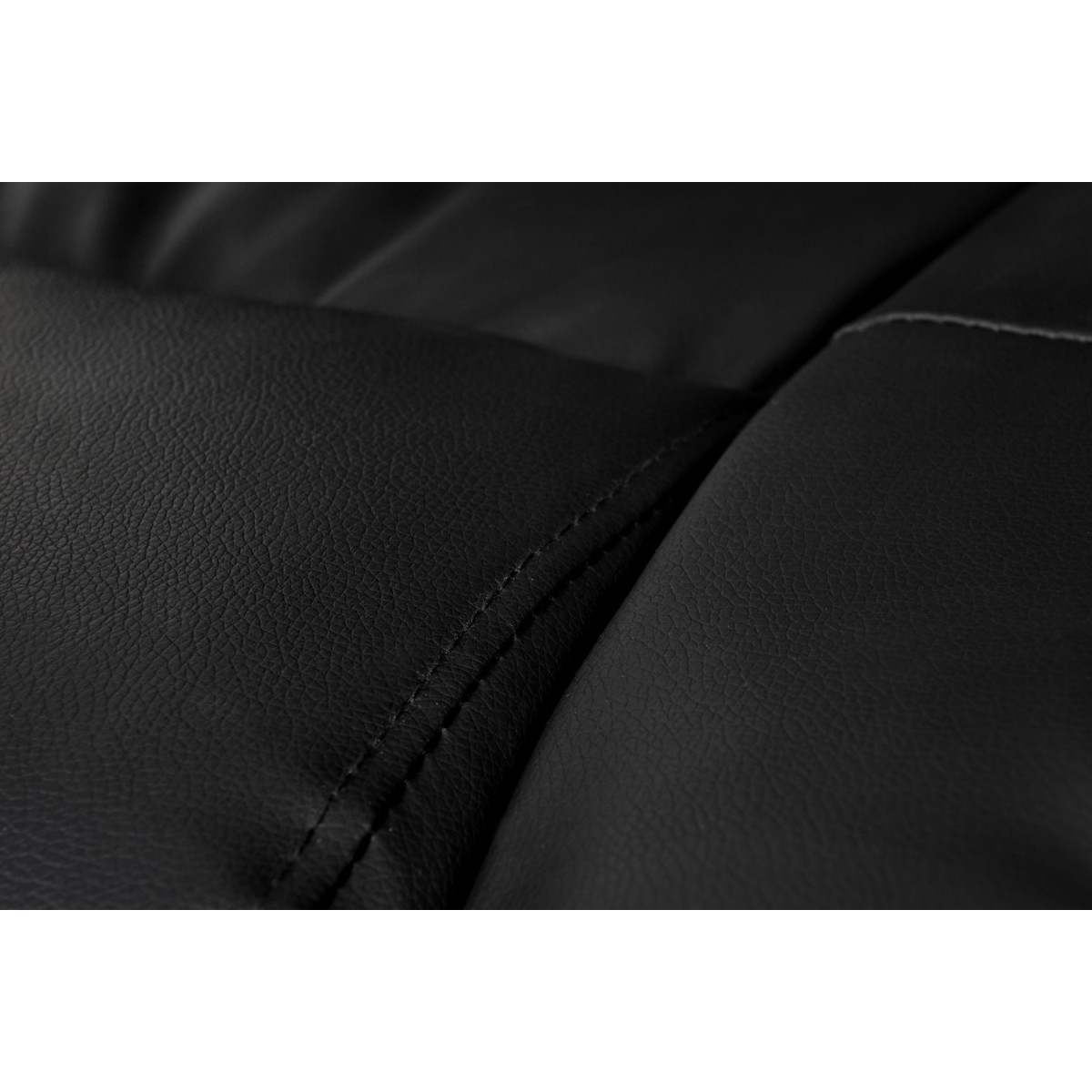 Scaun de birou din piele neagră