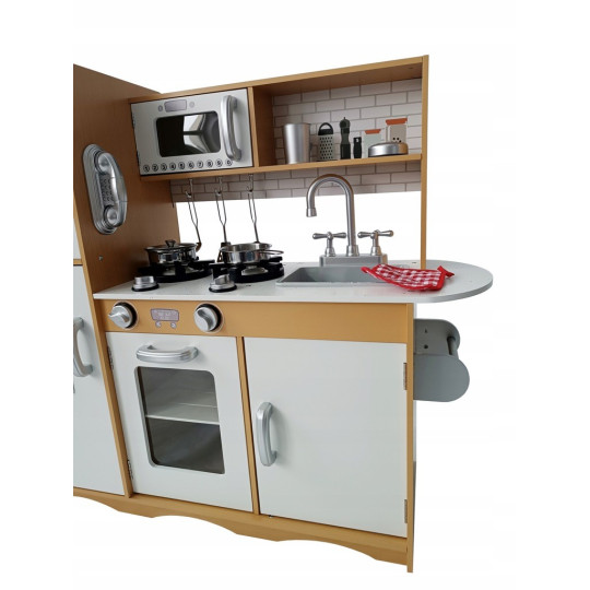 Bucătării de lemn pentru copii cu iluminat LED la un preț super.