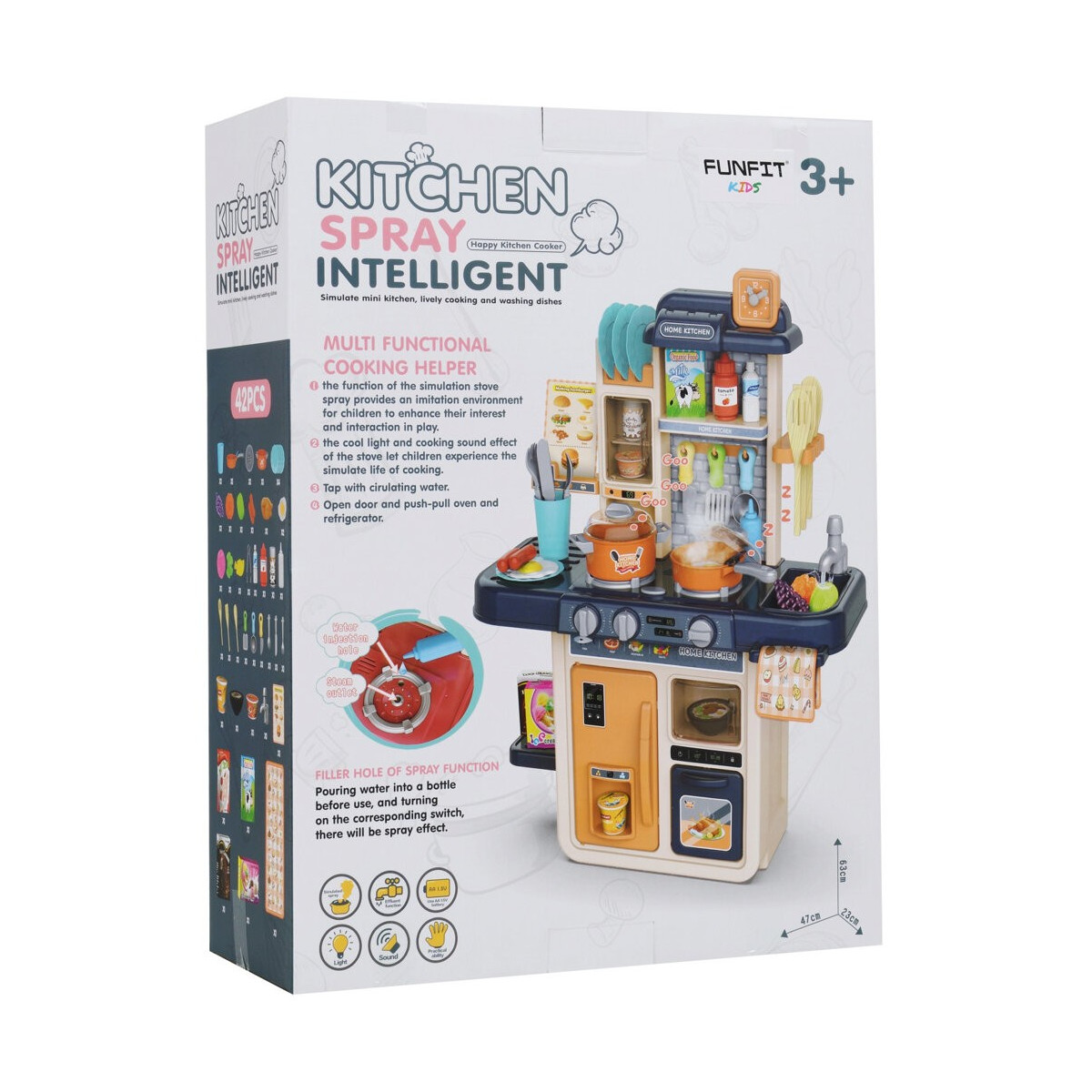 Bucătărie pentru copii cu dotări bogate